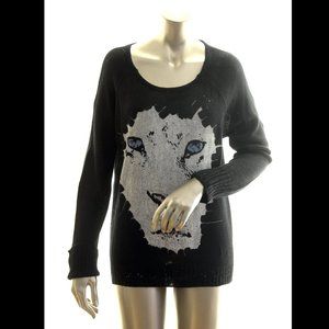 LAUREN MOSHI LION SWEATER / PULLOVER - SIZE M - NWOT
